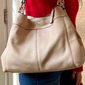 Coach Shoulder Bag, Genuine leather, Gorgeous Tan